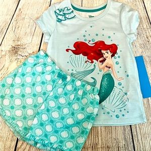 Original Little Mermaid pajama set short set